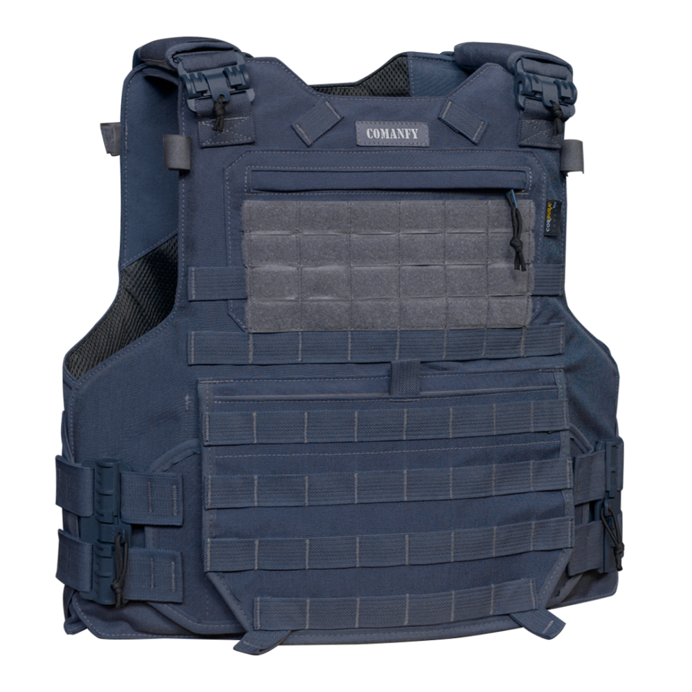 CAPA DE COLETE COMANFY® ARMOR IIIA - CINZA BANDEIRANTE CAPA DE COLETE COMANFY® ARMOR IIIA - CINZA BANDEIRANTE