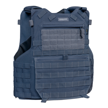 CAPA DE COLETE COMANFY® PREDADOR G5 IIIA - CINZA BANDEIRANTE PMESP