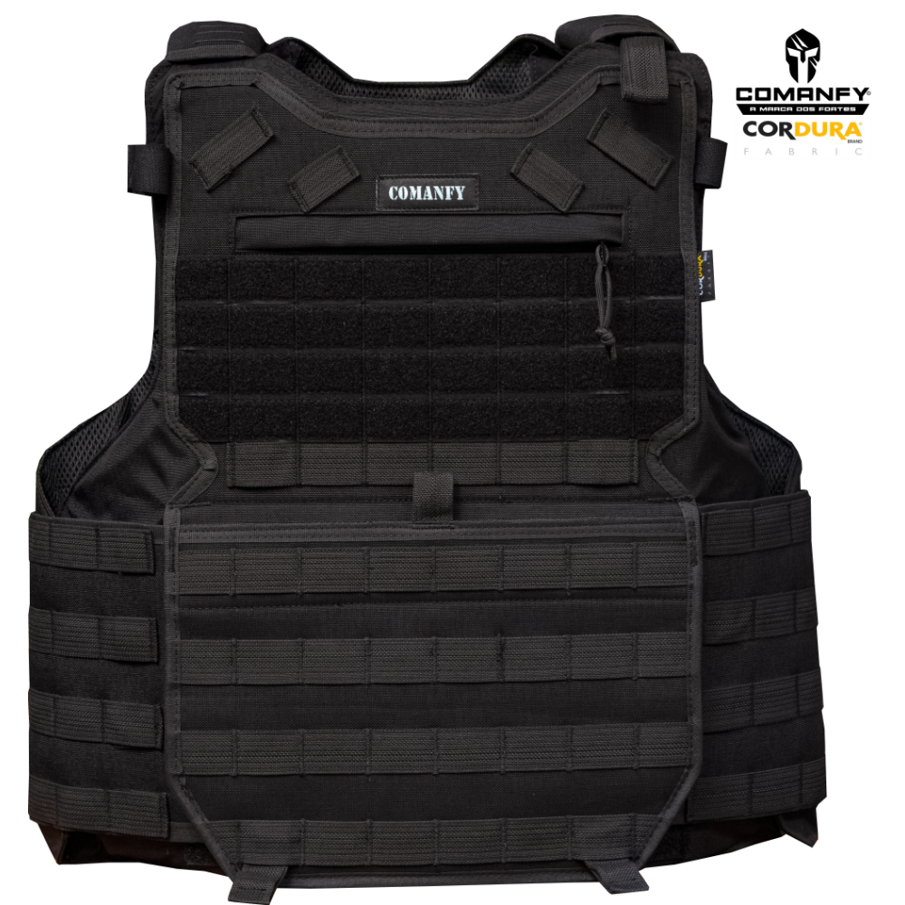 CAPA DE COLETE COMANFY® G6 IIIA - PRETO