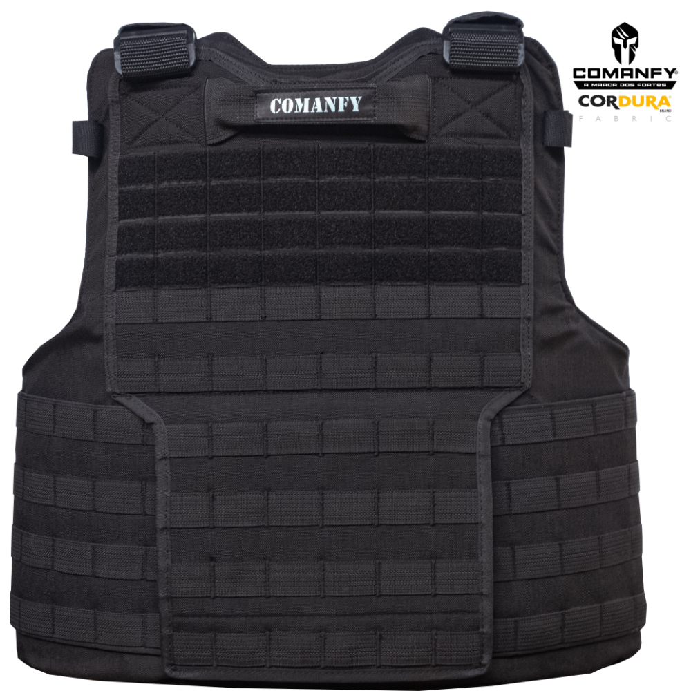 CAPA DE COLETE COMANFY® G6 IIIA - PRETO