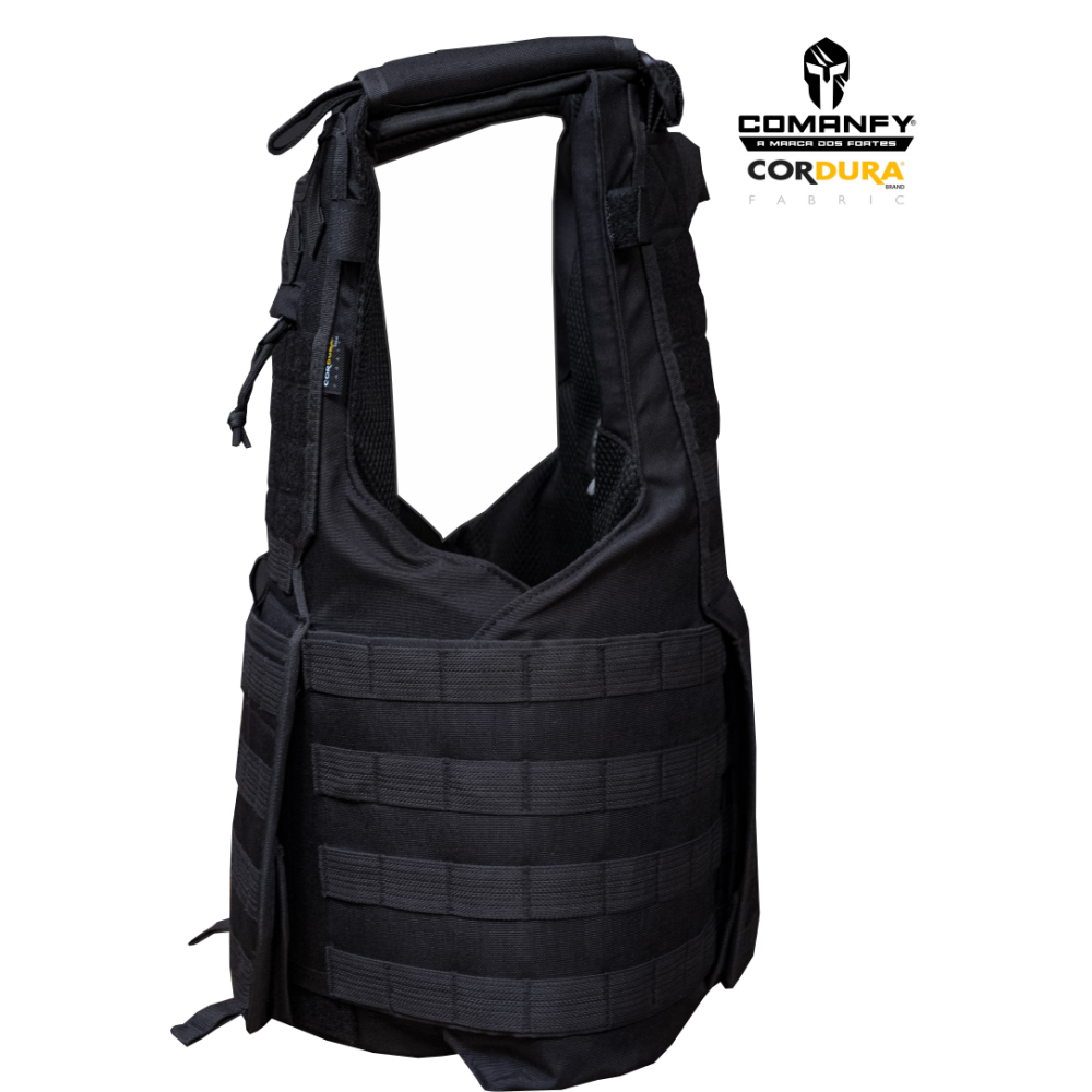 CAPA DE COLETE COMANFY® G6 IIIA - PRETO