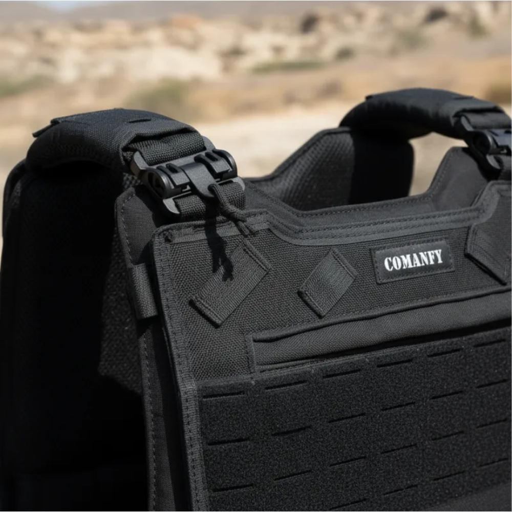 CAPA DE COLETE COMANFY® COMBAT IIIA - PRETO CAPA DE COLETE COMANFY® COMBAT IIIA - PRETO