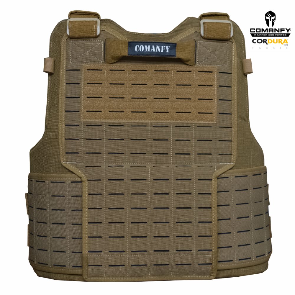 CAPA DE COLETE COMANFY® GLADIADOR IIIA LASER CUT - COYOTE