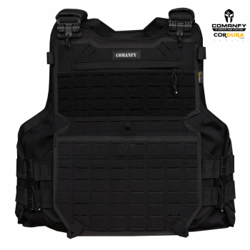CAPA DE COLETE COMANFY® GLADIADOR LASER CUT - PRETO CAPA DE COLETE COMANFY® GLADIADOR LASER CUT - PRETO