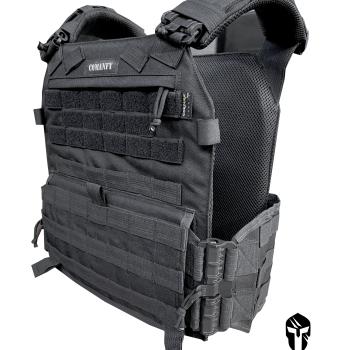 CAPA DE COLETE COMANFY® PLATE GLADIO - PRETO