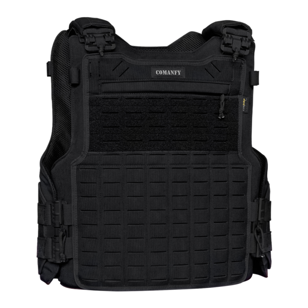 CAPA DE COLETE COMANFY® SPARTA LASER CUT - PRETO CAPA DE COLETE COMANFY® SPARTA LASER CUT - PRETO