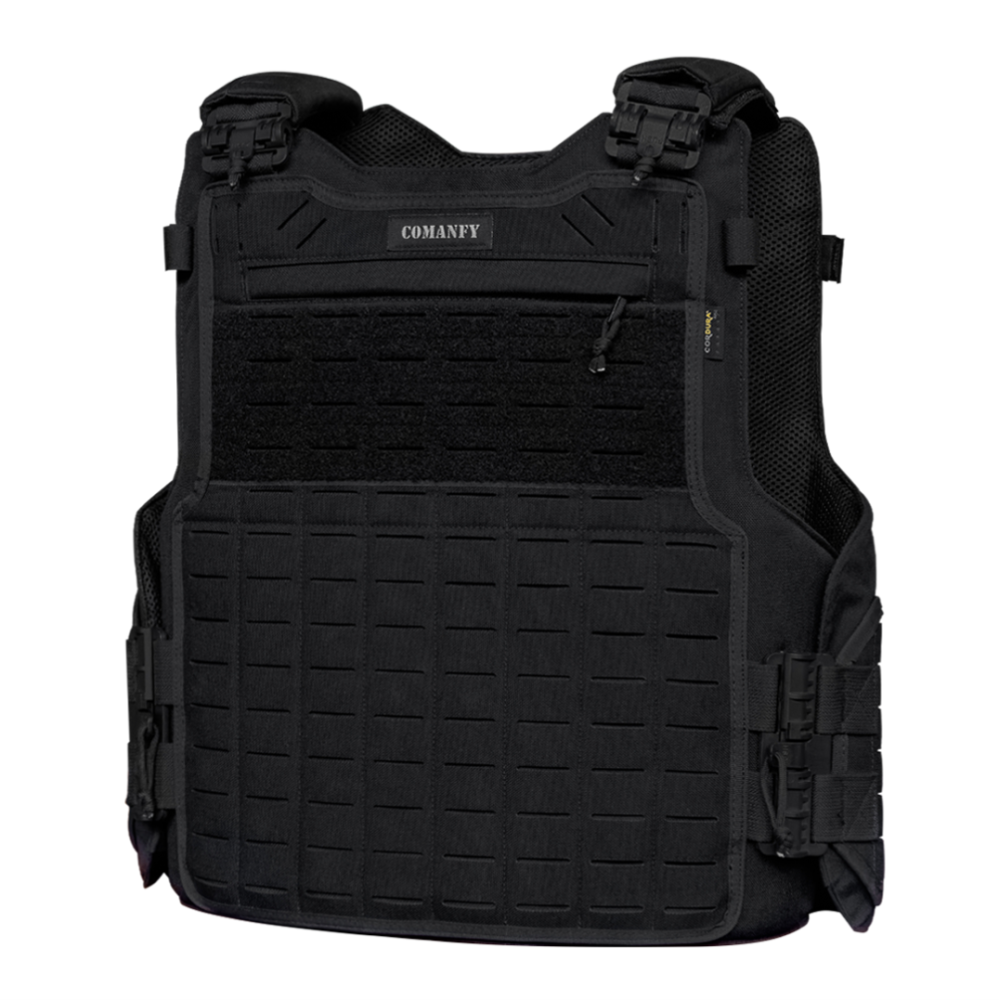 CAPA DE COLETE COMANFY® SPARTA LASER CUT - PRETO CAPA DE COLETE COMANFY® SPARTA LASER CUT - PRETO