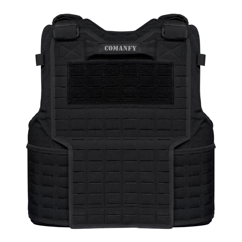 CAPA DE COLETE COMANFY® SPARTA LASER CUT - PRETO CAPA DE COLETE COMANFY® SPARTA LASER CUT - PRETO