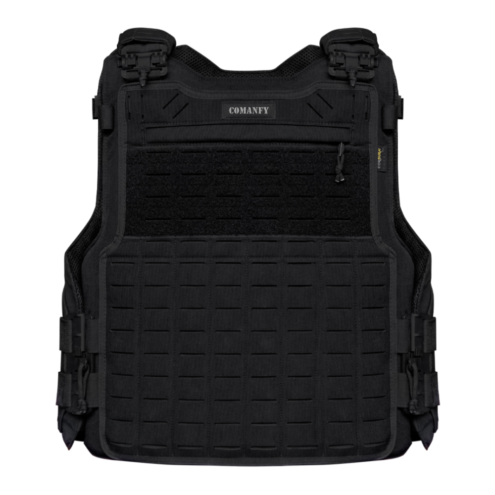 CAPA DE COLETE COMANFY® SPARTA LASER CUT - PRETO CAPA DE COLETE COMANFY® SPARTA LASER CUT - PRETO