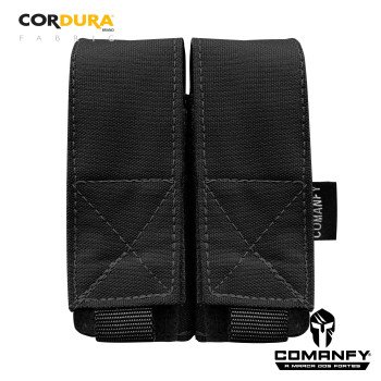 PORTA CARREGADOR DE PISTOLA DUPLO 