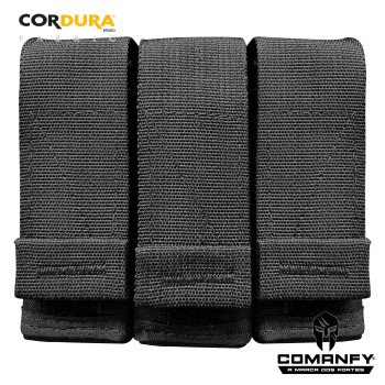 PORTA CARREGADOR DE PISTOLA TRIPLO EM CORDURA® 1000D