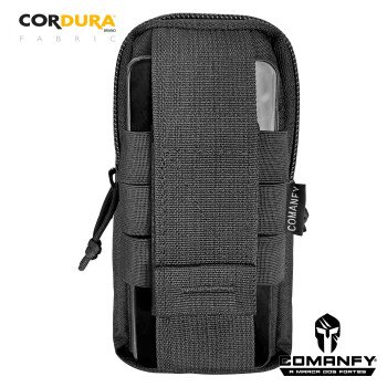 BOLSO COM PORTA CELULAR MULTI MISSÃO - PRETO